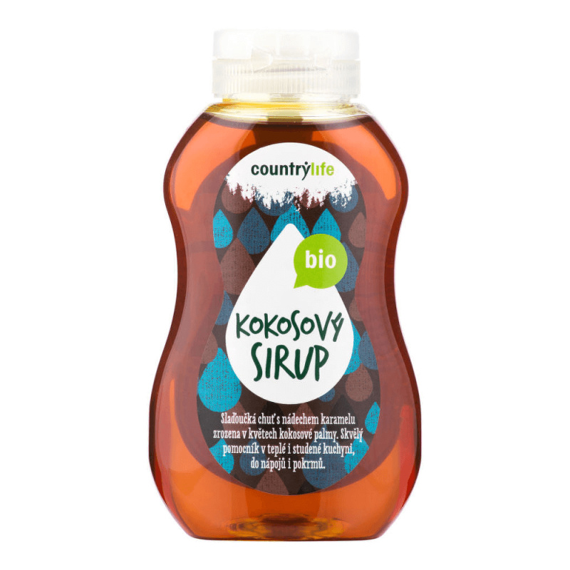 Country life BIO Sirup kokosový 250 ml