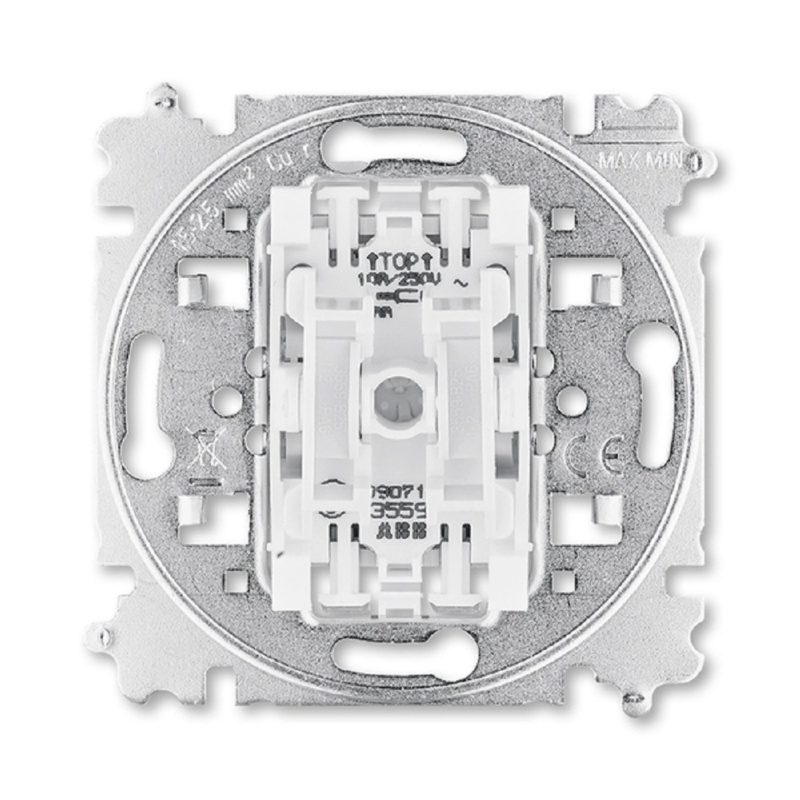 Přístroj spínač žaluziový řazení 1+1 s blokací ABB 2pól bezšroubové