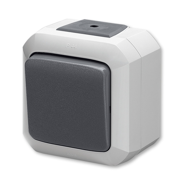 Spínač řazení 1 ABB Variant šroubové šedá