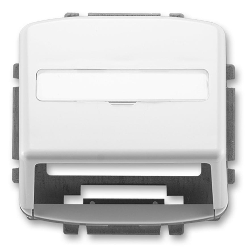 Kryt zásuvka datová/komunikační s popisovým polem ABB Tango bílá