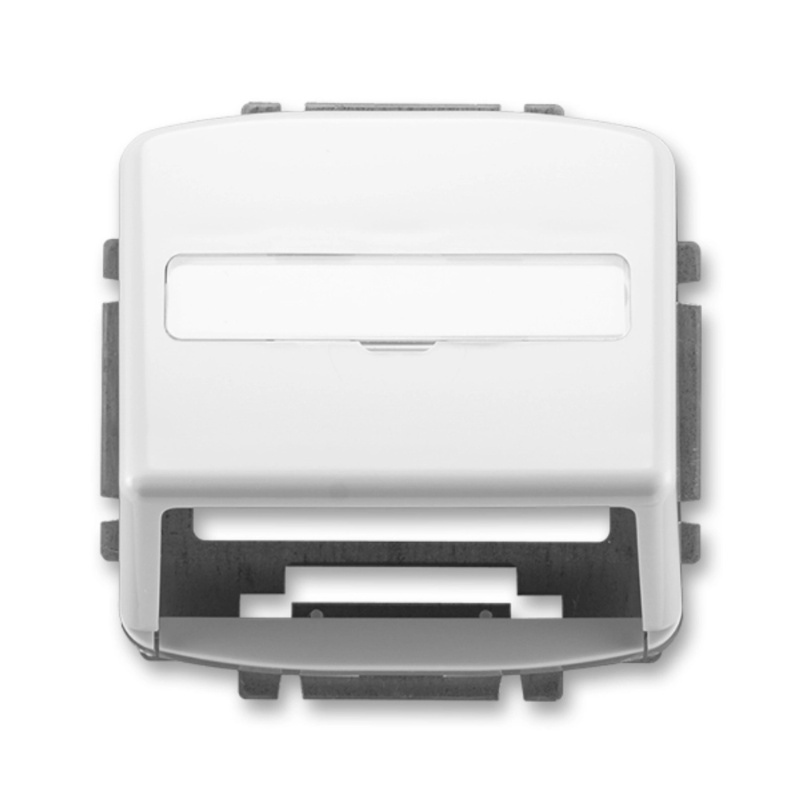 Kryt zásuvka datová/komunikační s popisovým polem ABB Tango bílá