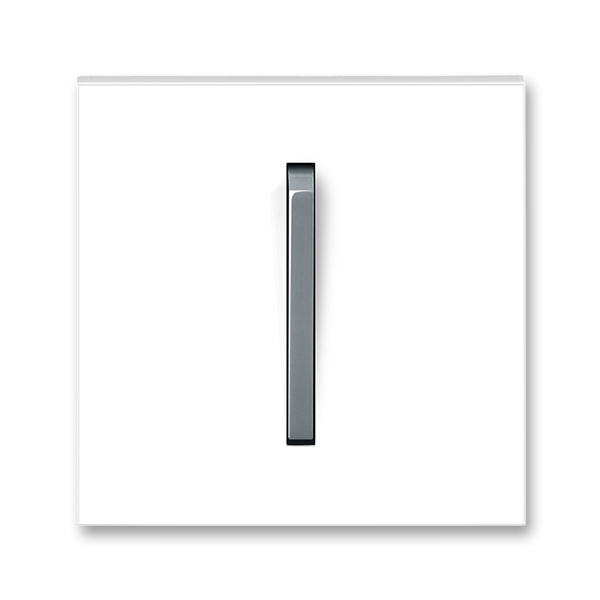 Kryt spínač jednoduchý ABB Neo bílá, ledová šedá