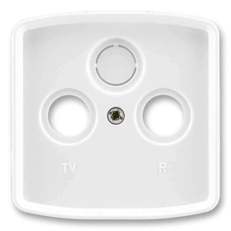 Kryt zásuvka anténní TV/R/SAT ABB Tango bílá