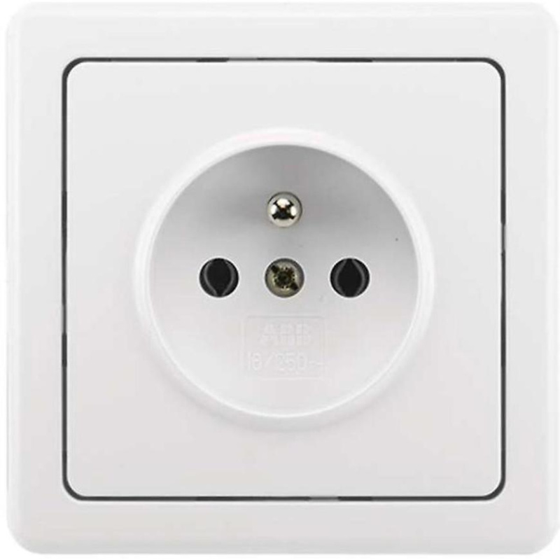 Zásuvka jednoduchá s uzemněním 5518g-c02349b1w