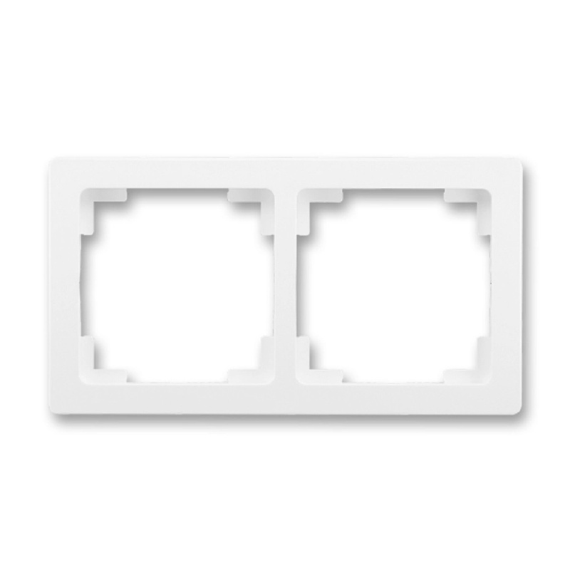 Rámeček ABB Swing L dvojnásobný jasně bílá