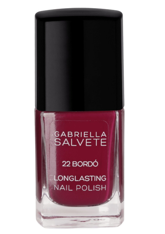Gabriella Salvete Longlasting Enamel dlouhotrvající lak na nehty s vysokým leskem odstín 22 Bordó 11 ml