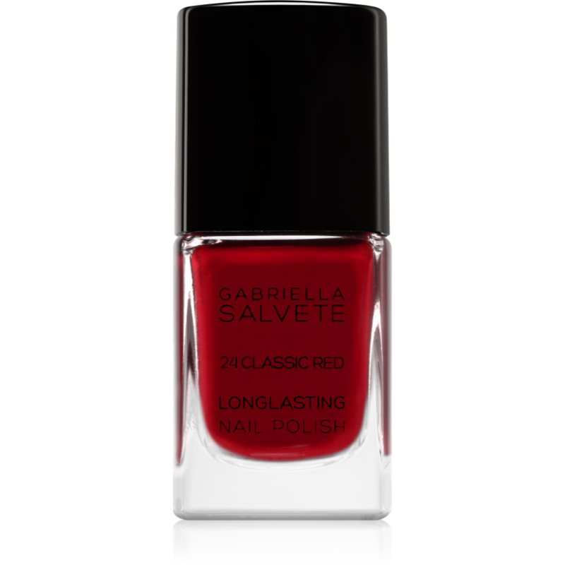 Gabriella Salvete Longlasting Enamel dlouhotrvající lak na nehty s vysokým leskem odstín 24 Classic Red 11 ml