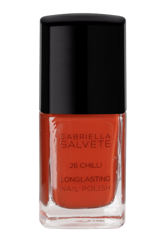Gabriella Salvete Longlasting Enamel dlouhotrvající lak na nehty s vysokým leskem odstín 26 Chilli 11 ml