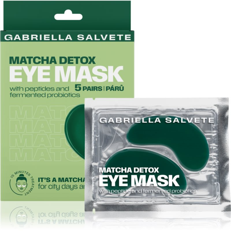 Gabriella Salvete Eye Mask Matcha detoxikační maska na oči 5 ks