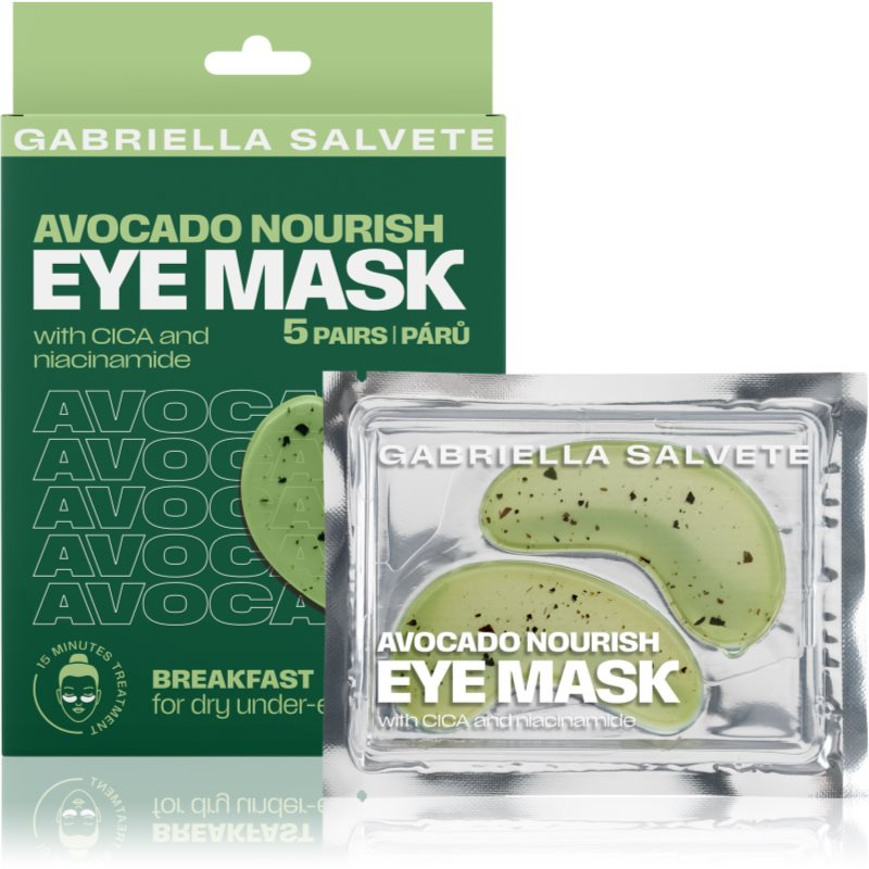 Gabriella Salvete Eye Mask Avocado intenzivně vyživující maska na oči 5 ks