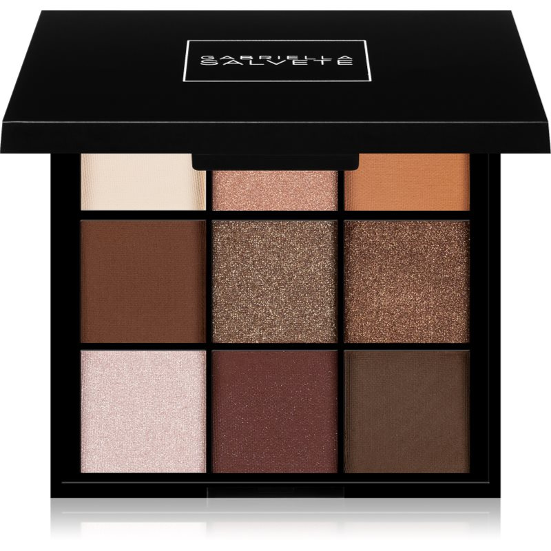 Gabriella Salvete Eyeshadow 9 Shades Palette paleta očních stínů odstín Diamante Bronze 9 g