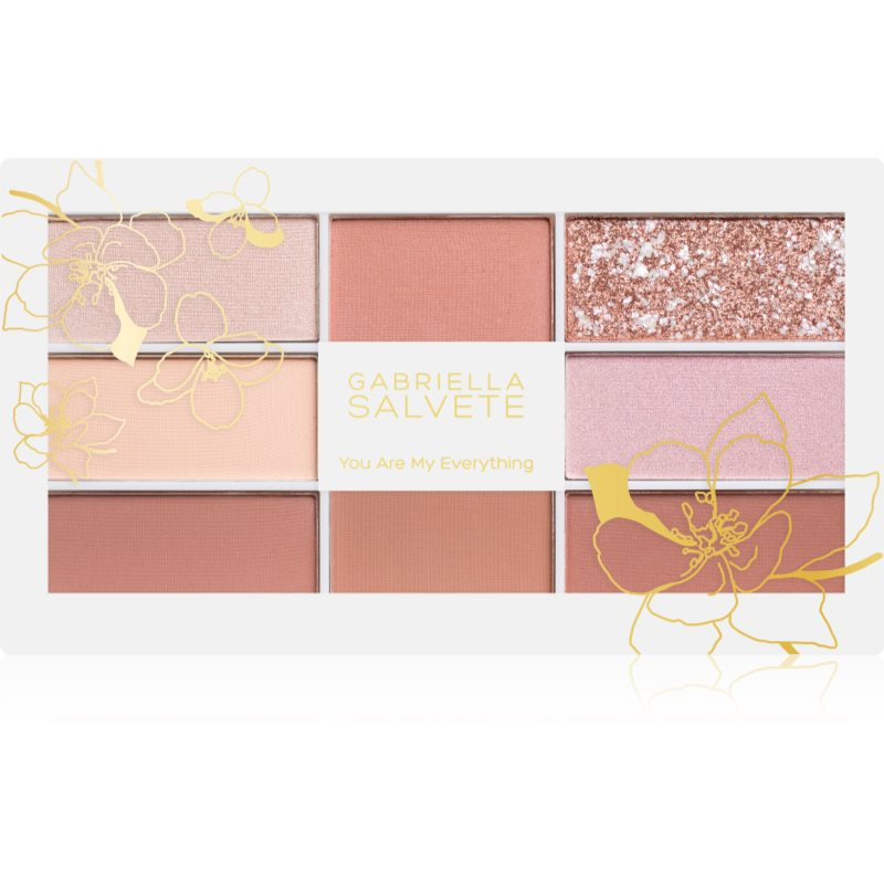 Gabriella Salvete Yes, I Do! paletka šesti očních stínů s bronzerem a tvářenkou You Are My Everything 21.6 g