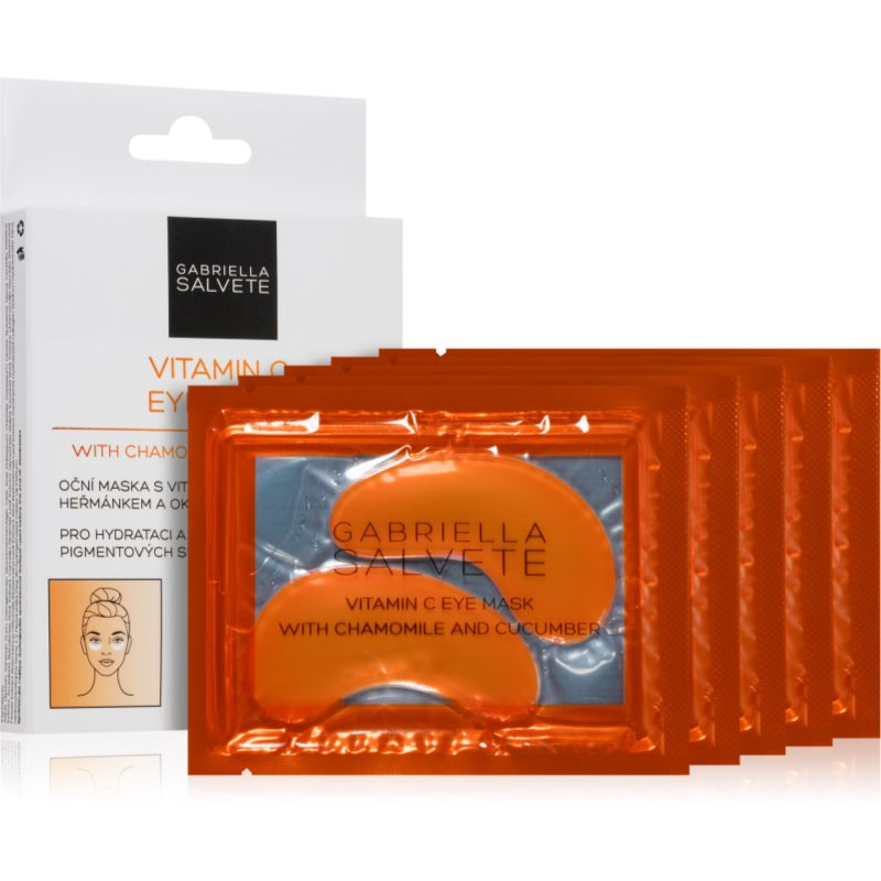 Gabriella Salvete Eye Mask Vitamin C oční maska pro rozjasnění a hydrataci 5 ks