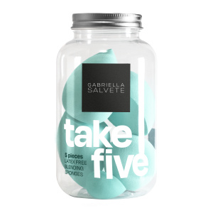 Gabriella Salvete Take Five Light Green sada houbiček na make-up