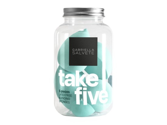 Gabriella Salvete Take Five Light Green sada houbiček na make-up