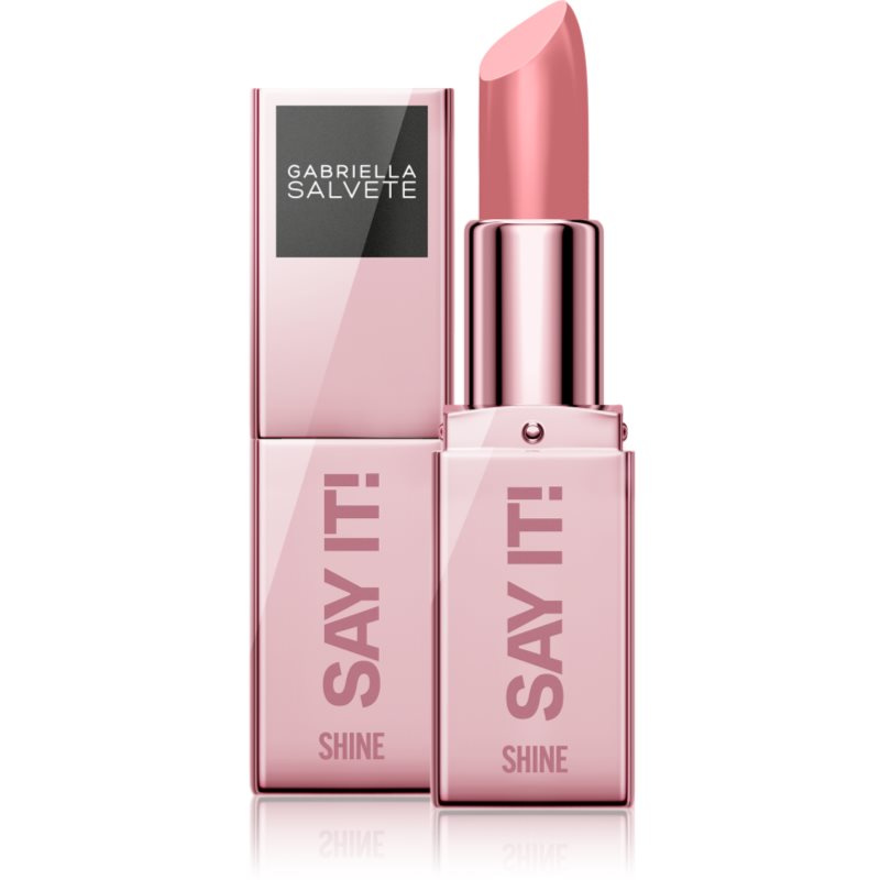 Gabriella Salvete Say It! And Shine! hydratační lesklá rtěnka odstín 01 3,5 g