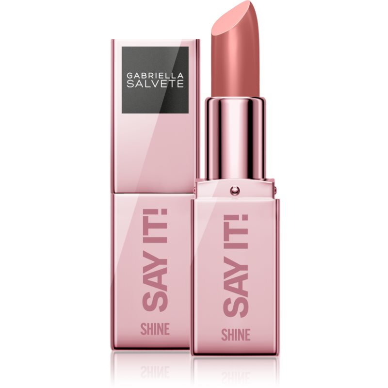 Gabriella Salvete Say It! And Shine! hydratační lesklá rtěnka odstín 02 3,5 g