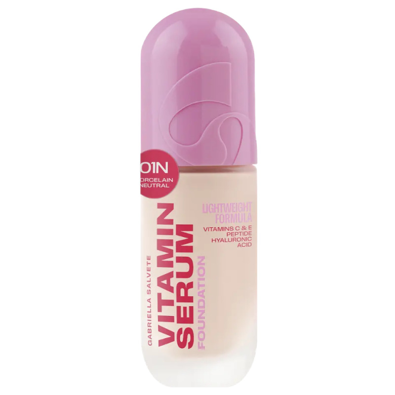 Gabriella Salvete Vitamin Serum Foundation make-up 01N Porcelain Neutral 30 ml
