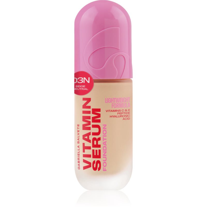 Gabriella Salvete Vitamin Serum Foundation make-up 03N Beige Neutral 30 ml