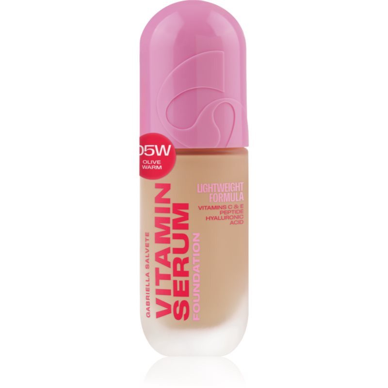 Gabriella Salvete Vitamin Serum Foundation make-up 05W Olive Warm 30 ml