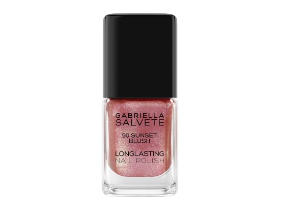 Gabriella Salvete Longlasting Enamel dlouhotrvající lak na nehty s perleťovým leskem odstín 90 Sunset Blush 11 ml
