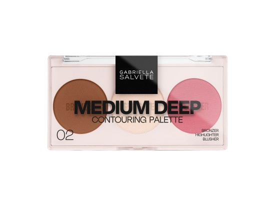 Gabriella Salvete Contouring Palette 02 Medium Deep konturovací paletka 9 g