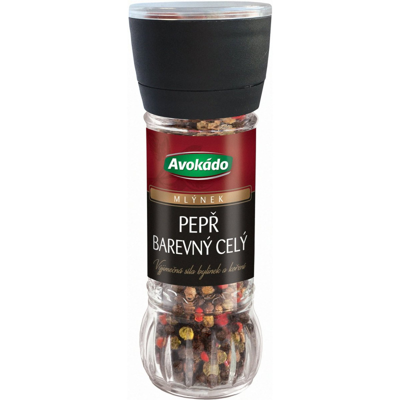 Avokádo Pepř barevný celý mlýnek