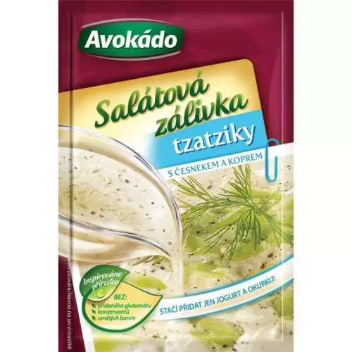 Avokádo salátová zálivka tzaziky 8g