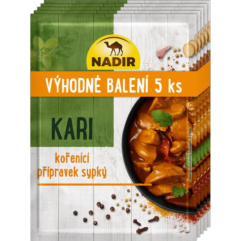 Nadir Kari indické koření 5ks