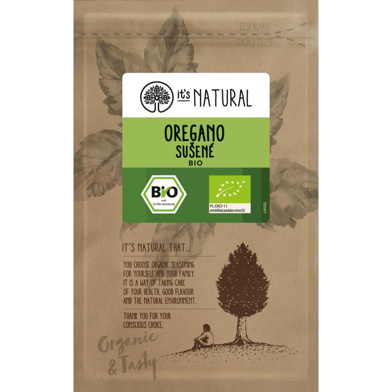 It´s Natural BIO Oregáno sušené