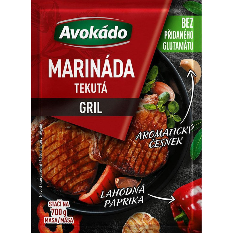 Avokádo Marináda gril