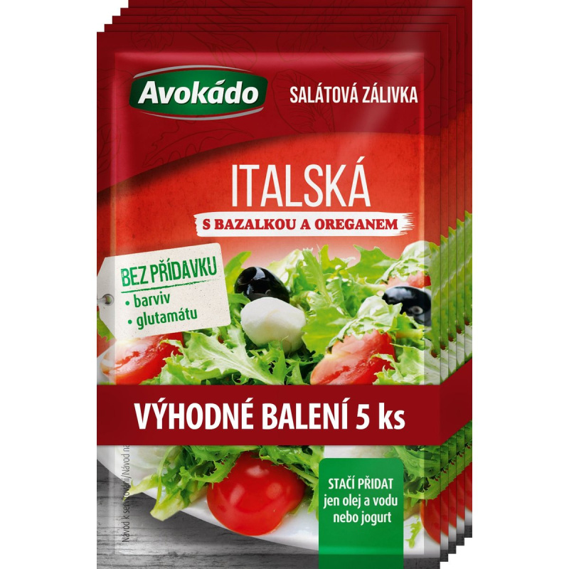 Avokádo Italská zálivka 5×8 g