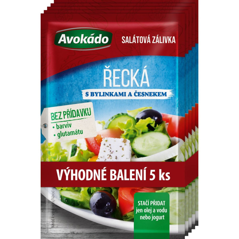 Avokádo Řecká zálivka 5×8 g