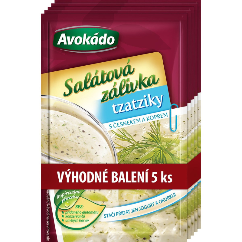 Avokádo Zálivka Tzatziky 5×8 g