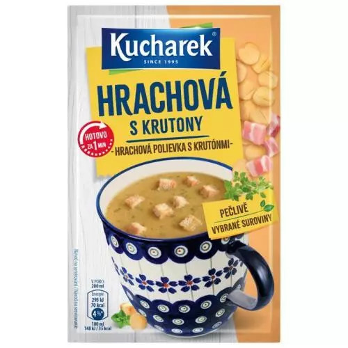 Kucharek instantní polévka hrachová s krutony 21g