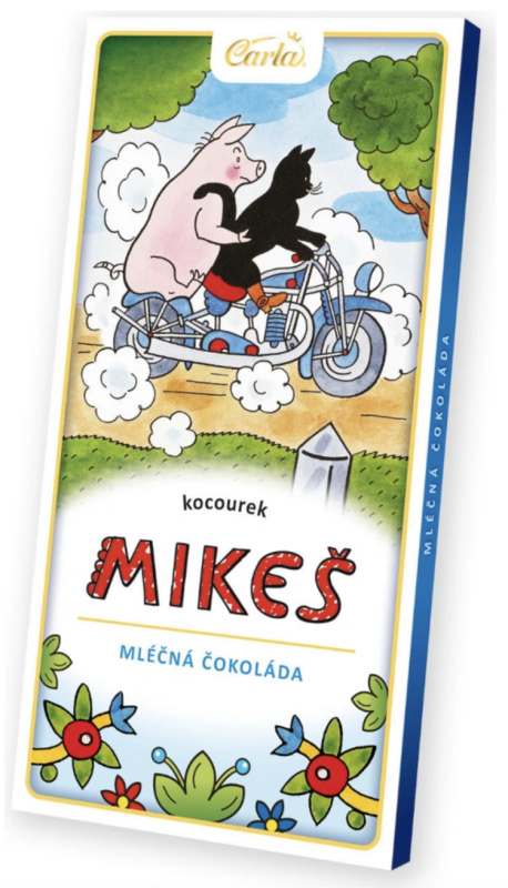 Carla Čokoláda mléčná kocourek Mikeš 80g