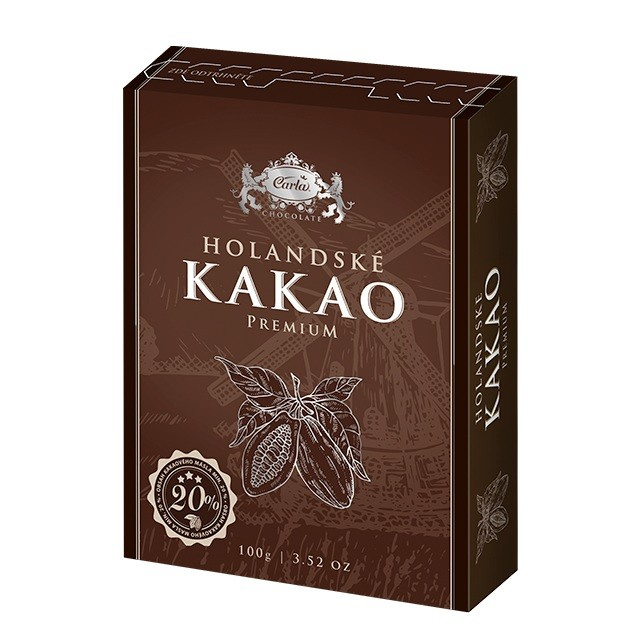 CARLA Holandské kakao PREMIUM krabička 100 g