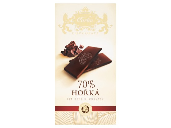 CARLA Hořká čokoláda 70% 80 g