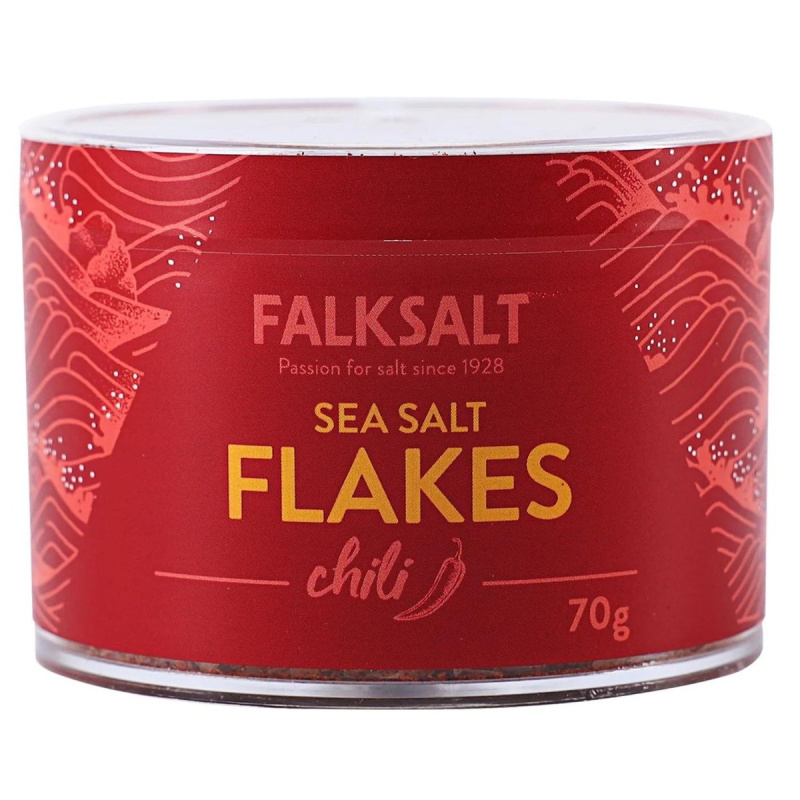 Falksalt Mořská vločková sůl s chilli