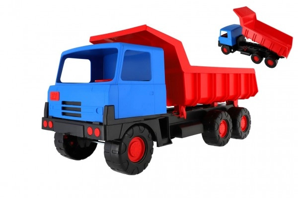 Teddies Auto Tatra 815 korba červená kabina modrá plast 75 cm