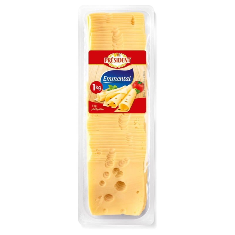 Président Emmental plátky
