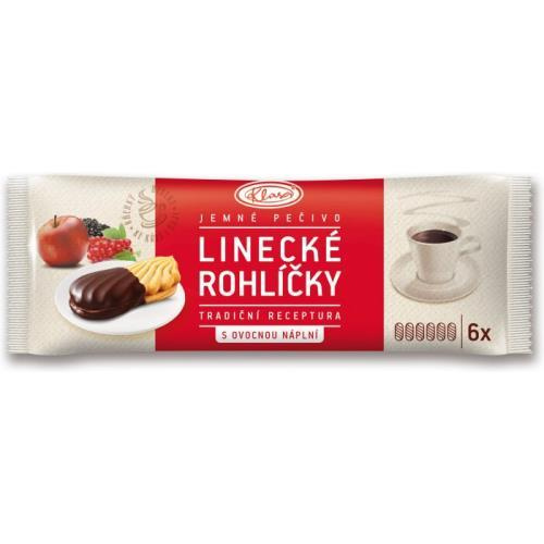 Klasa Linecké rohlíčky polomáčené s ovocnou náplní