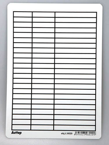 Podložka A4 do sešitu PVC -  linka, čtvereček