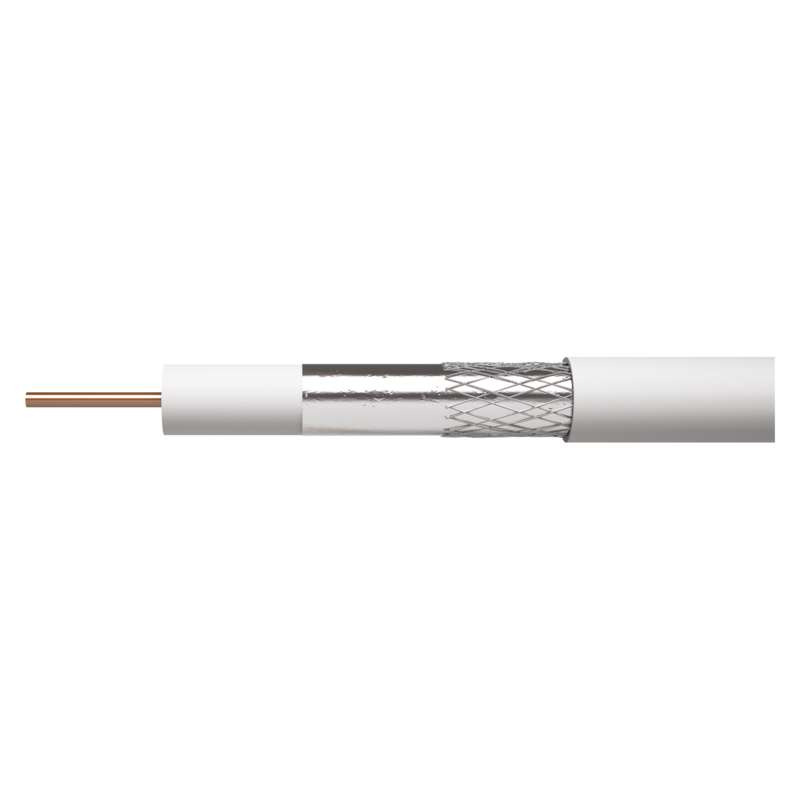Koaxiální kabel bílý CB130 EMOS S5381 metráž