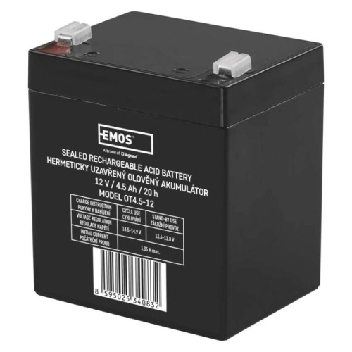 Olověný akumulátor EMOS B9653 12V 4,5Ah
