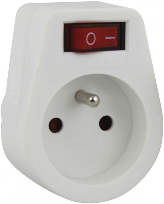 Zásuvka s vypínačem Emos