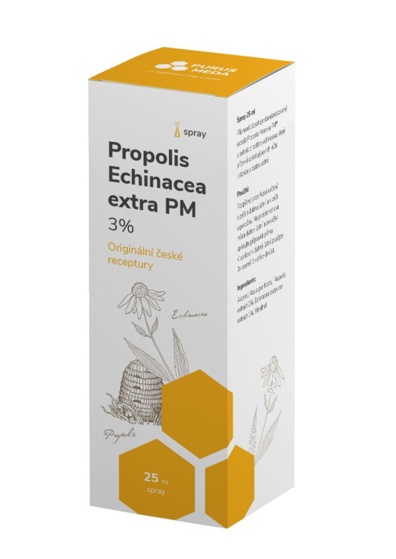 PURUS MEDA Propolis Echinacea extra 3% spray 25 ml