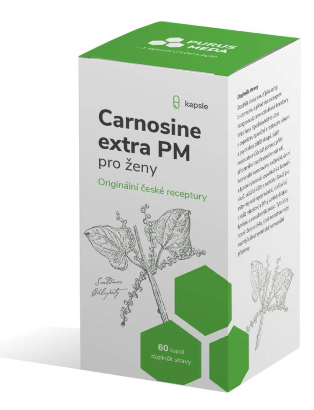 PURUS MEDA Carnosine extra pro ženy 60 kapslí