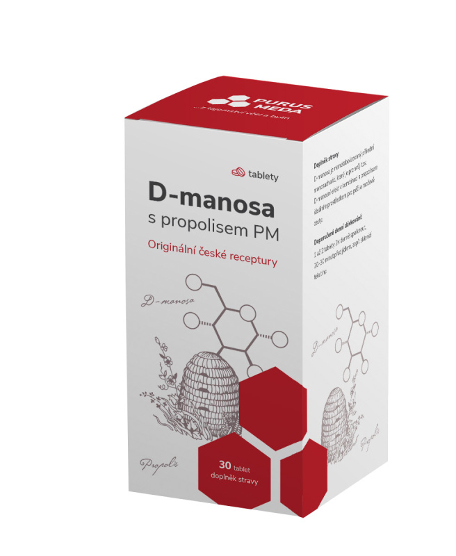 PURUS MEDA D-manosa s propolisem PM 30 tablet