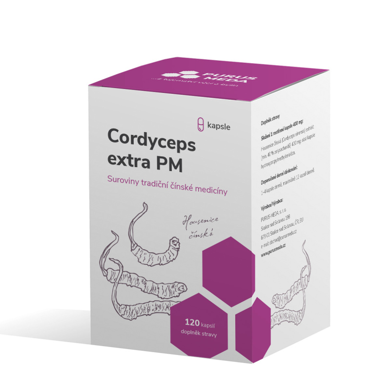 PURUS MEDA Cordyceps extra 120 kapslí